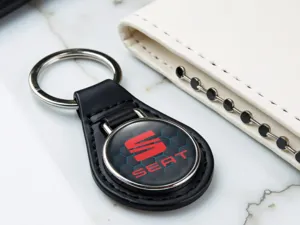 Seat Coach Keychain High-Quality Leatherette Style Touch